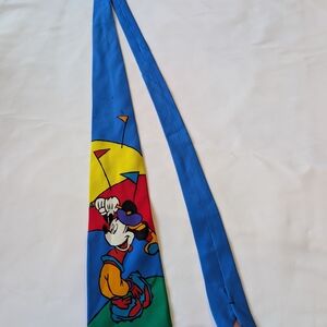 Classic Mickey Mouse Golf Balancine Inc. 100% Silk Tie